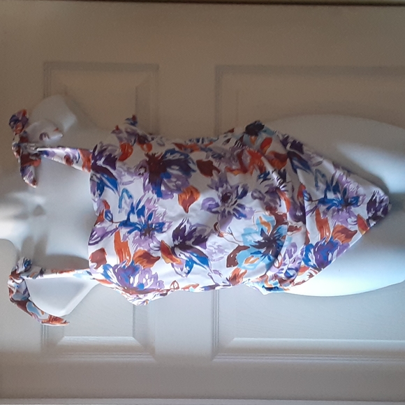 * COEUR DE VAGUE ONE PIECE FLORAL SWIMSUIT, SIZE XL - Picture 1 of 10